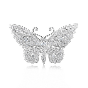 Diamond Butterfly Pin - Best & Co.
