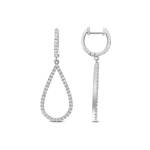 Diamond Teardrop Earrings - Best & Co.