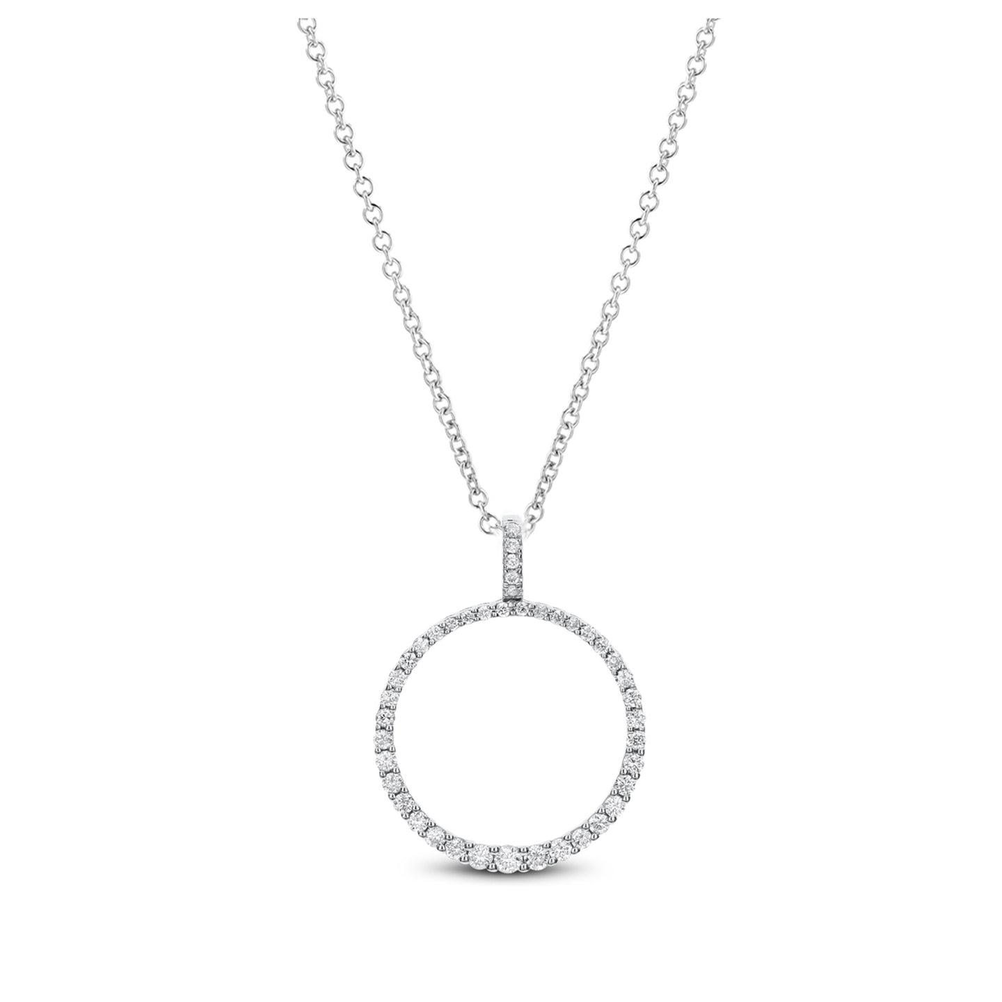 Diamond Circle Pendant - Best & Co.