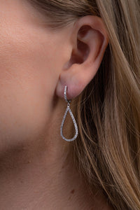 Diamond Teardrop Earrings