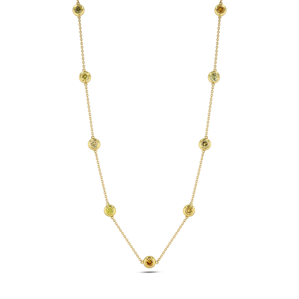 Colored Diamonds by the Yard YG Necklace (16