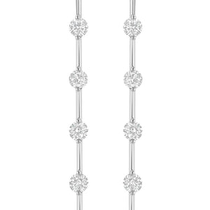 Scintillate Linear Earrings WG