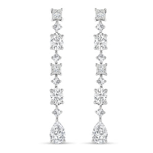 Multi-Shape Diamond Earrings - Best & Co.