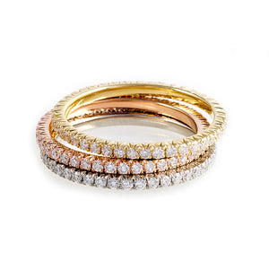French Set Diamond Microband - Best & Co.