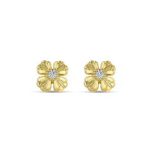 Best & Co. 8 mm Clover Studs (YG / RG / PLAT)