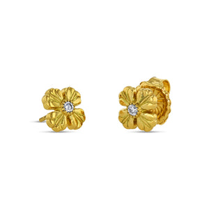 Best & Co. 8 mm Clover Studs (YG / RG / PLAT)