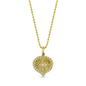 Aspen Leaf with Diamond Pendant Necklace