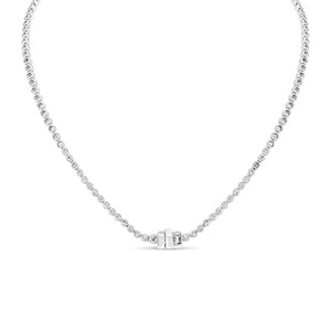 Bezel Set Diamond Eternity Necklace - Best & Co.